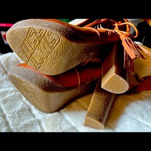 Miss sixty boots with tassels, great condition, us size 8